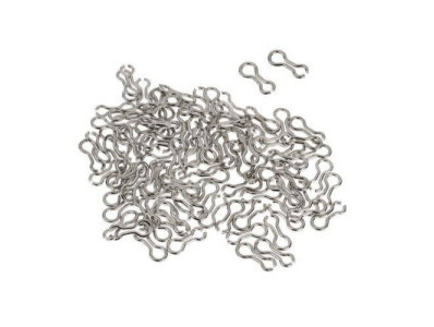 stainless steel sinker eye gr.1 - 100 pcs/pk accessories tackle craft 24