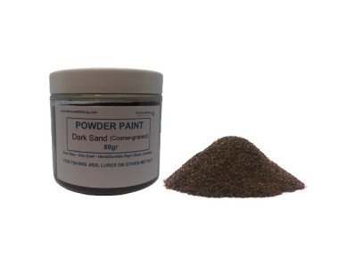 powder paint - dark sand (coarse-grained) - 80gr powder paint 24